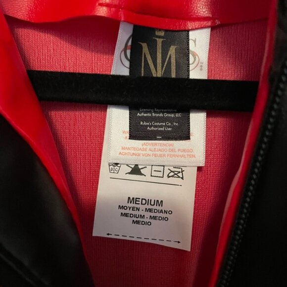 Michael Jackson MJ Charades THRILLER Jacket Red and Black Mens Medium - Picture 5 of 16